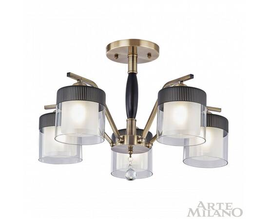 Люстра на штанге Arte Milano Napoli 332646/5 AB+BK, изображение 8