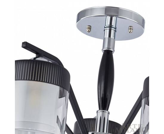 Люстра на штанге Arte Milano Napoli 332646/5 CR+BK, изображение 8