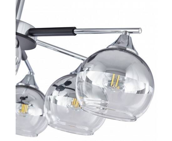 Люстра на штанге Arte Milano Napoli 339354/8 CR+BK, изображение 8