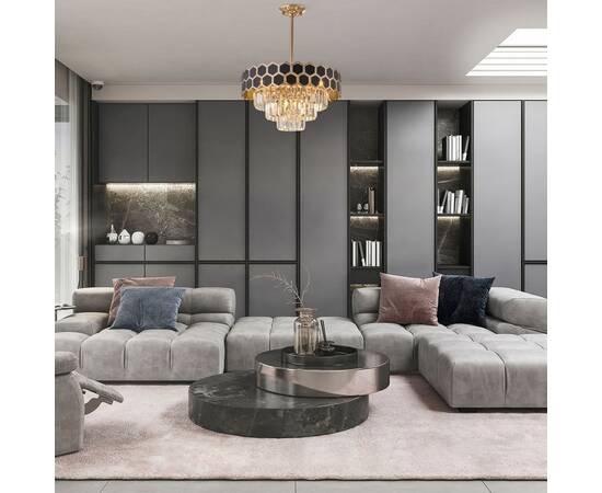 Люстра на штанге Arte Milano Sorrento 375009/4+2/300/480 GD, изображение 2