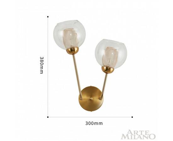 Бра Arte Milano Neapolis 272880/2B GD, изображение 2