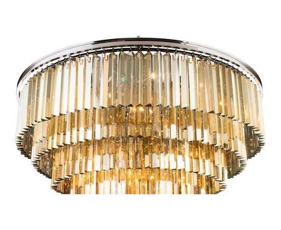 Подвесная люстра Delight Collection 1920s Odeon KR0387P-10A chrome/amber, изображение 2