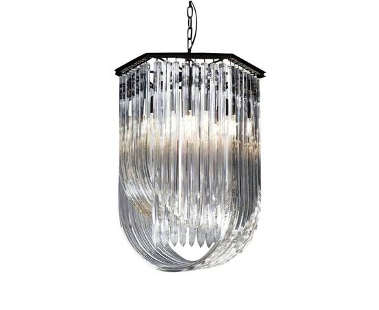 Подвесная люстра Delight Collection Murano Glass KR0116P-6 black
