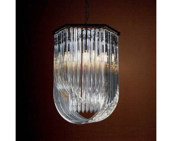 Подвесная люстра Delight Collection Murano Glass KR0116P-6 black, изображение 2