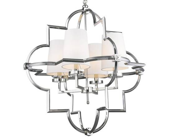 Подвесная люстра Delight Collection Mandeville KM0728P-4L nickel, изображение 2