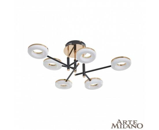 Потолочная люстра Arte Milano Ferrara 272999/6 BK/GD