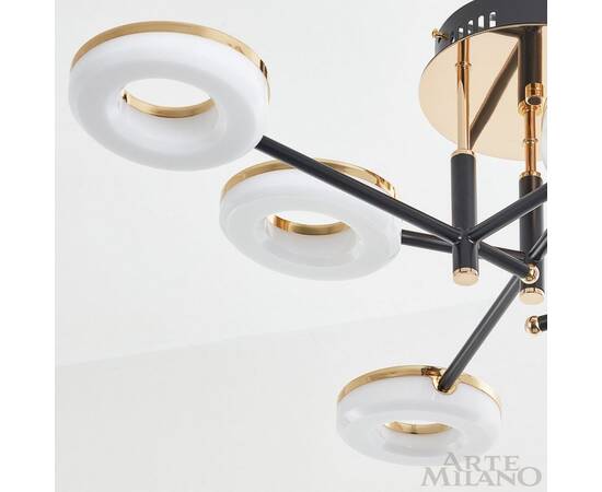 Потолочная люстра Arte Milano Ferrara 272999/6 BK/GD, изображение 8