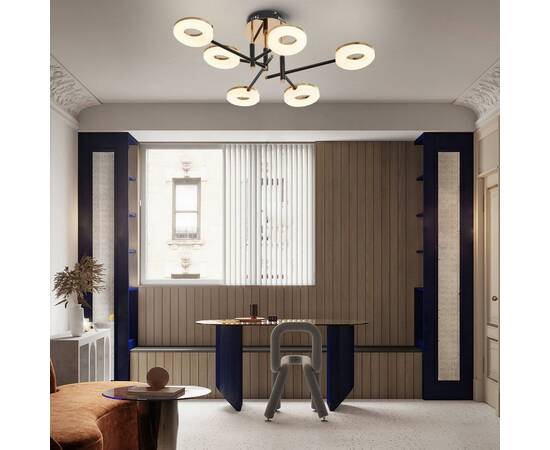 Потолочная люстра Arte Milano Ferrara 272999/6 BK/GD, изображение 9