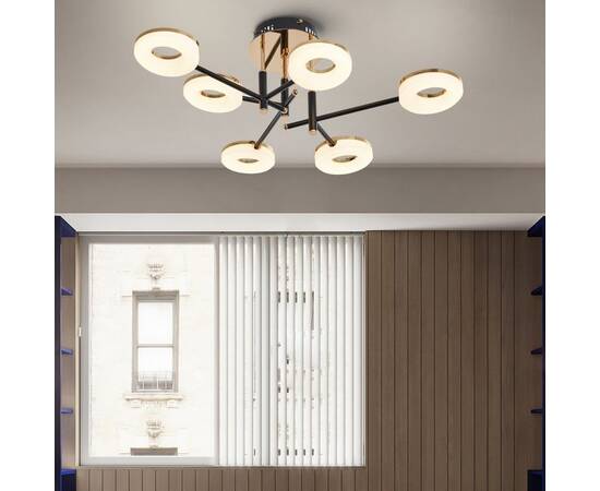 Потолочная люстра Arte Milano Ferrara 272999/6 BK/GD, изображение 12