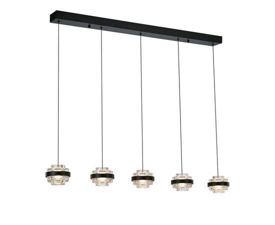 Подвесная люстра Delight Collection Indiana MD22030002-5B black/clear