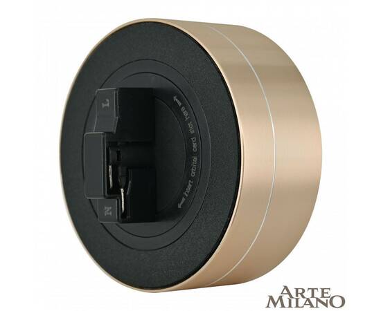 Трековая подсветка Arte Milano Am-track-sockets 380011TLS/LWS Gold, изображение 2