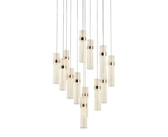 Каскадная люстра Delight Collection OM2367-F13 french gold