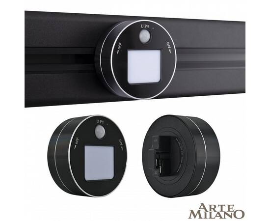 Трековая подсветка Arte Milano Am-track-sockets 380011TLS/LWS Black