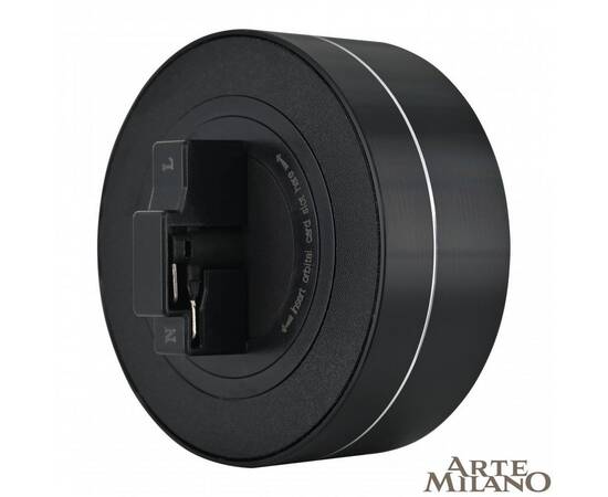 Трековая подсветка Arte Milano Am-track-sockets 380011TLS/LWS Black, изображение 2