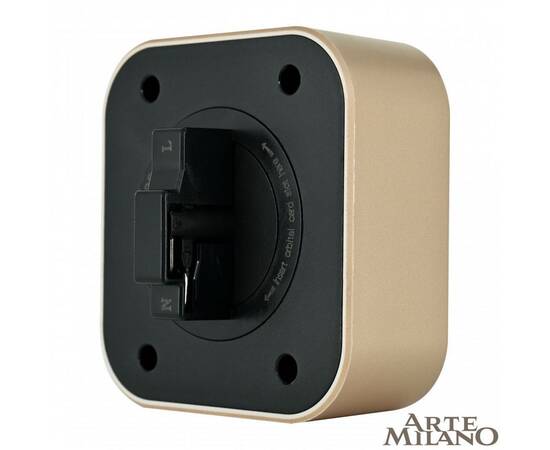 Трековая подсветка Arte Milano Am-track-sockets 380022TLS/LWS Gold, изображение 2