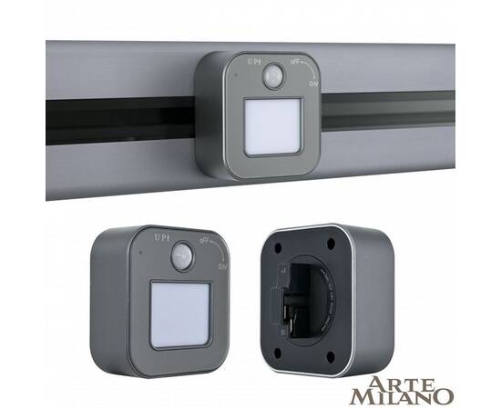 Трековая подсветка Arte Milano Am-track-sockets 380022TLS/LWS Grey