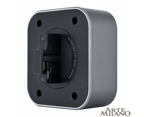 Трековая подсветка Arte Milano Am-track-sockets 380022TLS/LWS Grey, изображение 2
