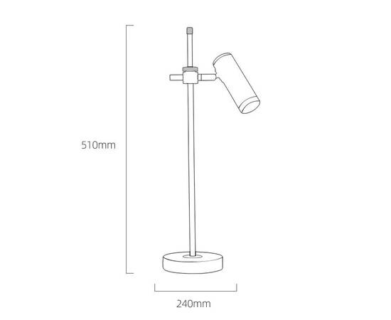 Настольная лампа Delight Collection Table lamp MT8906-1T antique brass, изображение 7