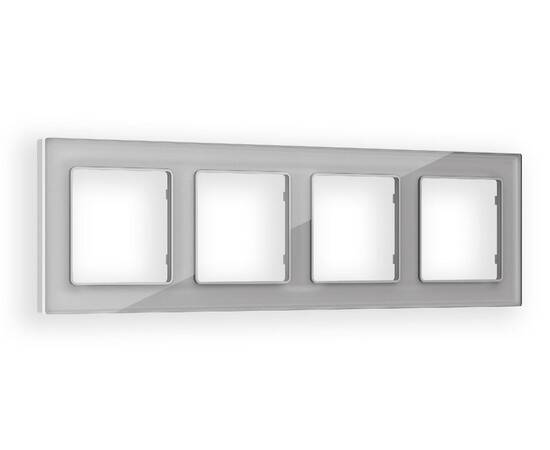 Рамка четырехместная Ambrella Volt Platos AF330404