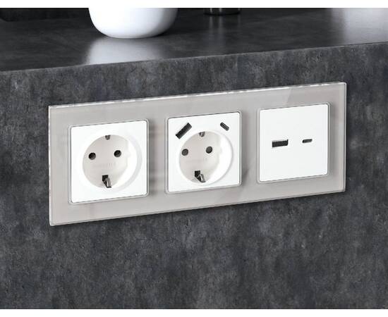 Рамка четырехместная Ambrella Volt Platos AF330404, изображение 2