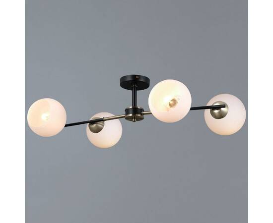 Люстра на штанге Illumico IL0469-4CSQ-24 BK AB LIBRA