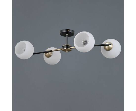 Люстра на штанге Illumico IL0469-4CSQ-24 BK AB LIBRA, изображение 2