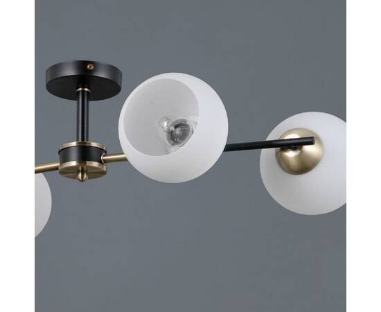 Люстра на штанге Illumico IL0469-4CSQ-24 BK AB LIBRA, изображение 3