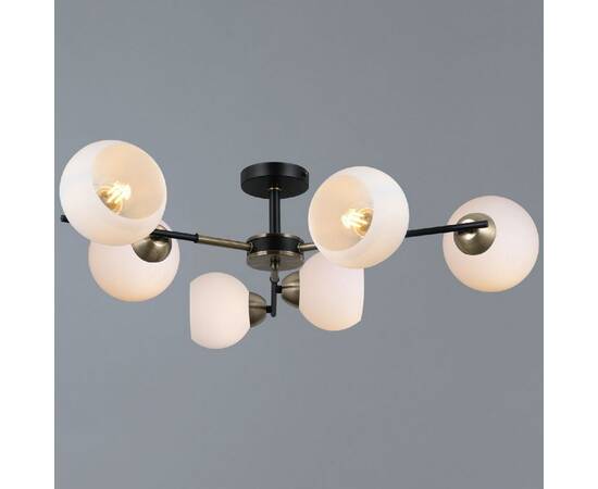 Люстра на штанге Illumico IL0469-6CSQ-24 BK AB LIBRA