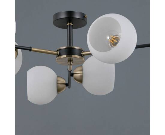 Люстра на штанге Illumico IL0469-6CSQ-24 BK AB LIBRA, изображение 4