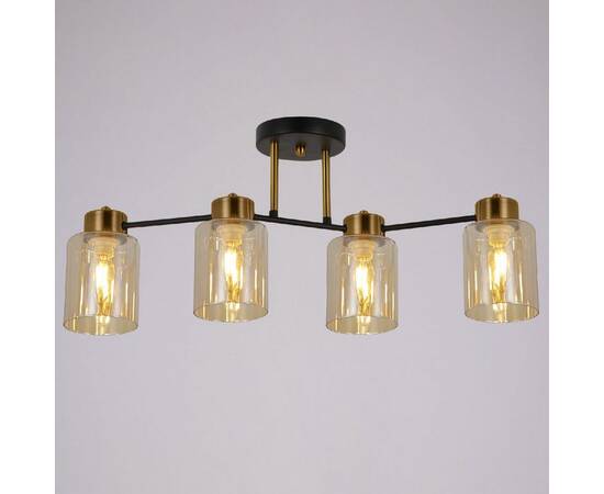 Потолочная люстра Illumico IL6111-4COU-79 BK GD Qui