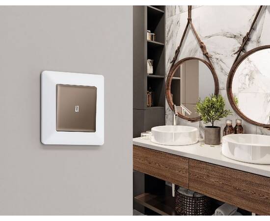 Рамка двухместная Ambrella Volt Line AF110122, изображение 2