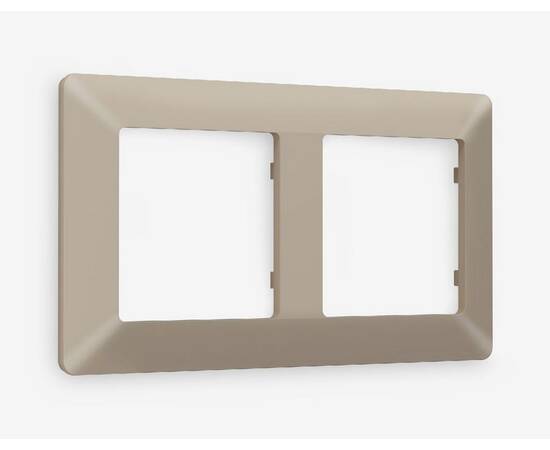 Рамка двухместная Ambrella Volt Line AF110362