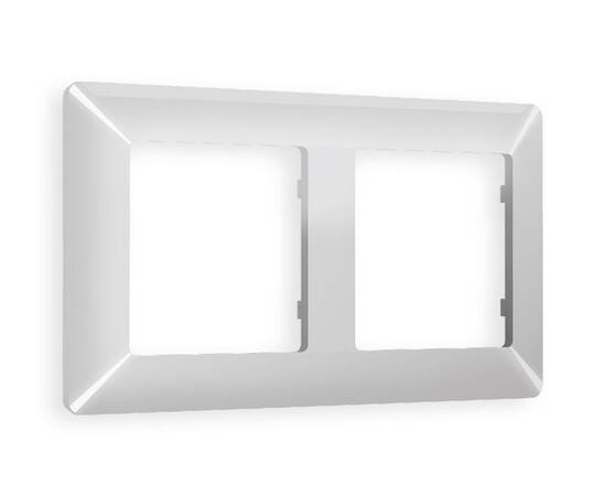 Рамка двухместная Ambrella Volt Line AF110402