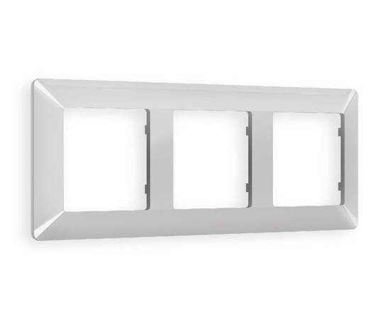 Рамка трехместная Ambrella Volt Line AF110403