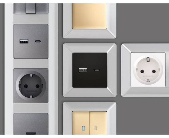 Рамка пятиместная Ambrella Volt Line AF110405, изображение 3