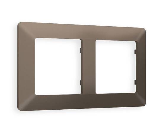 Рамка двухместная Ambrella Volt Line AF110632