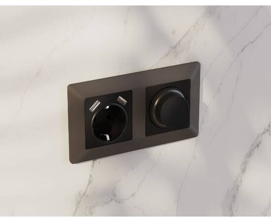 Рамка двухместная Ambrella Volt Line AF110632, изображение 2