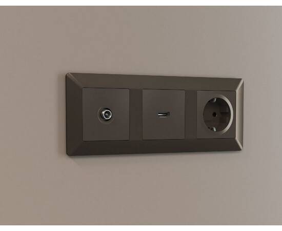 Рамка трехместная Ambrella Volt Line AF110633, изображение 2