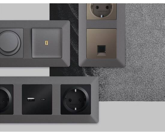 Рамка трехместная Ambrella Volt Line AF110653, изображение 3