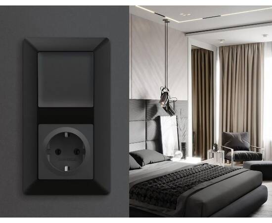 Рамка четырехместная Ambrella Volt Line AF110704, изображение 2