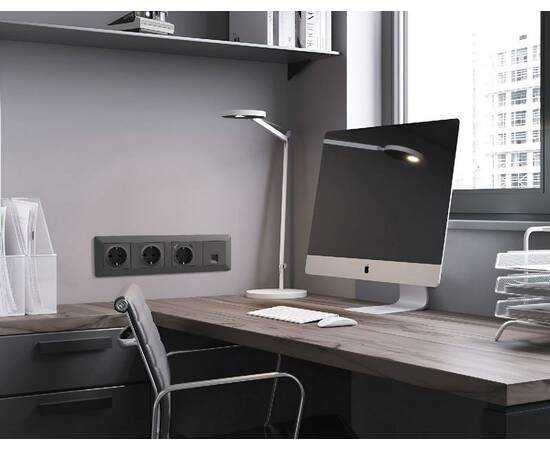 Рамка двухместная Ambrella Volt Line AF110802, изображение 2