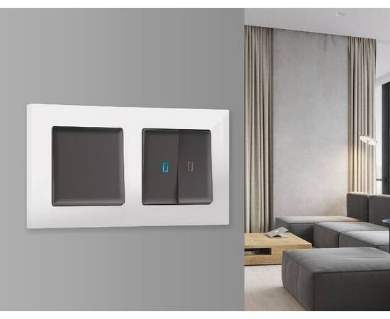 Рамка пятиместная Ambrella Volt Techno AF220105, изображение 2