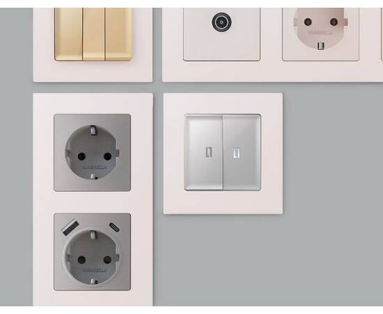 Рамка четырехместная Ambrella Volt Techno AF220204, изображение 3