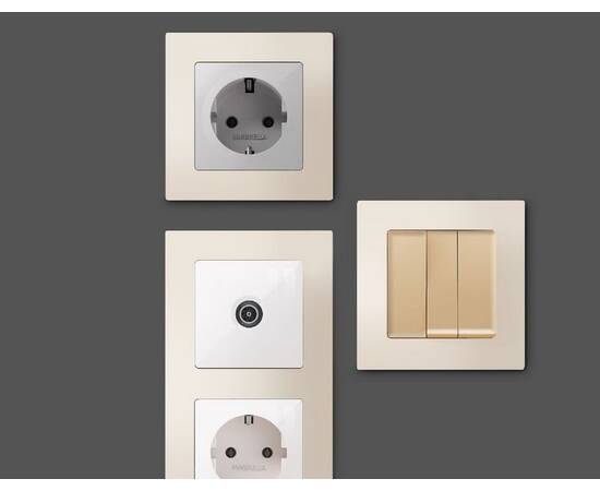 Рамка двухместная Ambrella Volt Techno AF220332, изображение 3