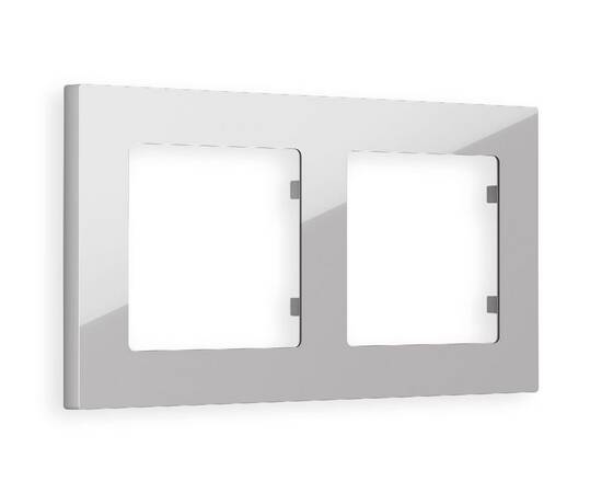 Рамка двухместная Ambrella Volt Techno AF220402