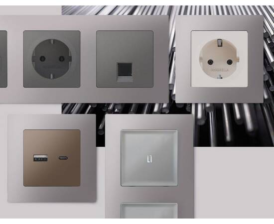 Рамка четырехместная Ambrella Volt Techno AF220504, изображение 3