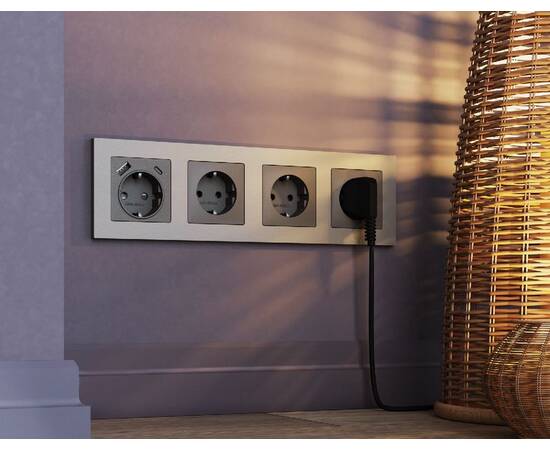 Рамка пятиместная Ambrella Volt Techno AF220505, изображение 2