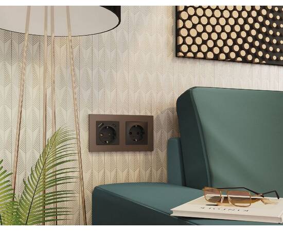 Рамка четырехместная Ambrella Volt Techno AF220634, изображение 3