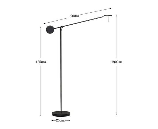 Торшер Delight Collection 8655F black, изображение 2