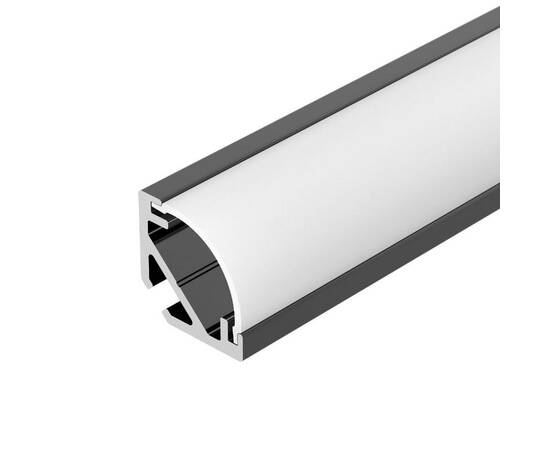 Алюминиевый профиль Arlight SL-KANT-H10-2000 BLACK 049014